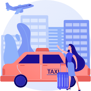 luchthavenvervoer taxi prijs